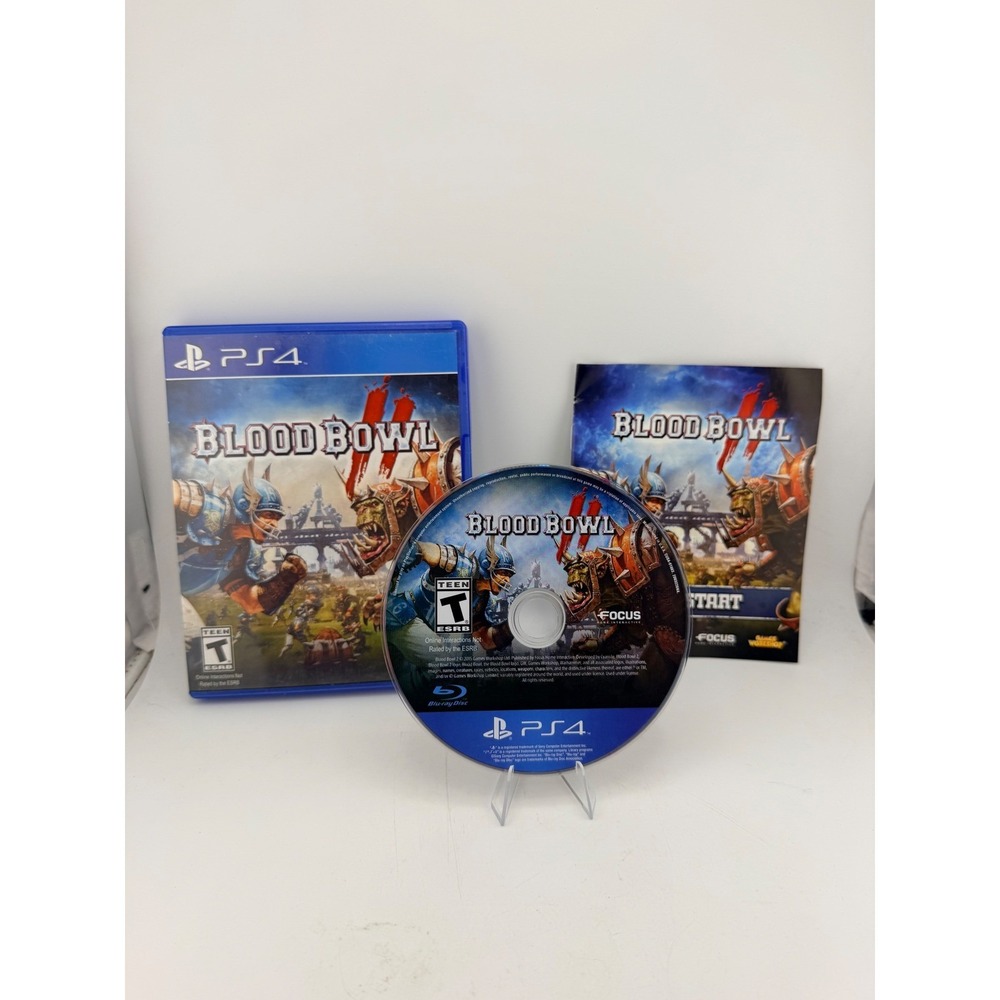 Blood Bowl 2 Sony PlayStation 4 PS4 2015 Warhammer Strategy Sports Game CIB